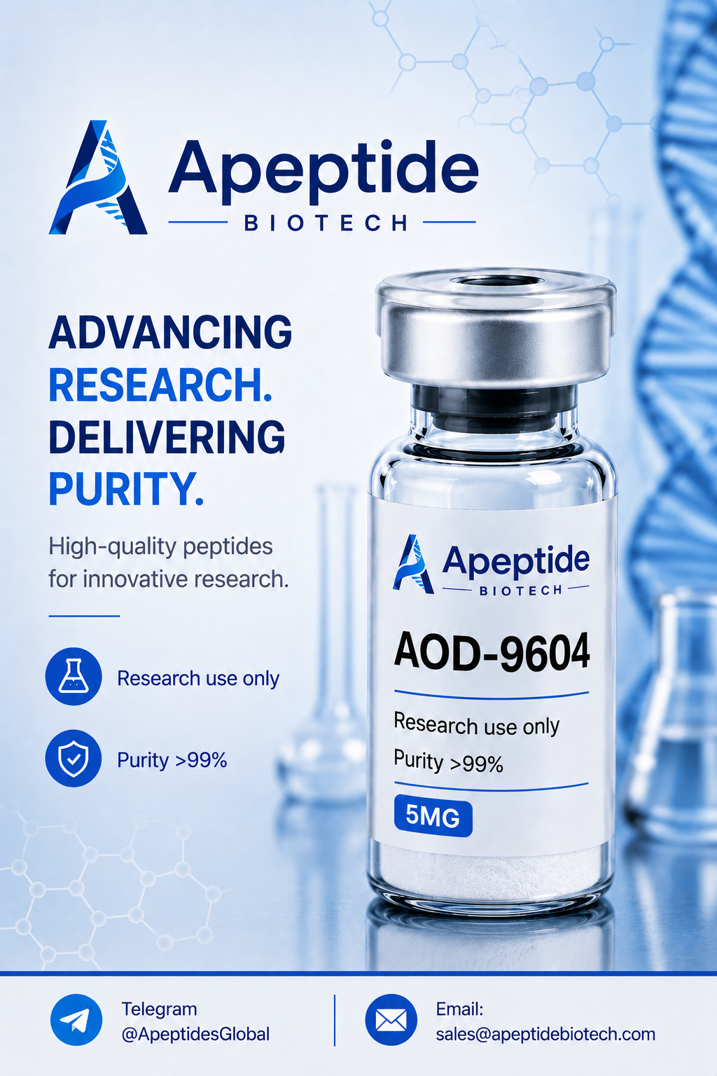 AOD-9604 peptide for weight loss research