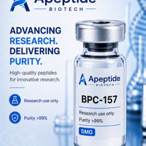 BPC 157 peptide research vial by A Peptide Biotech
