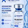 Melanotan II peptide vial for research