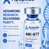 MK 677 Ibutamoren research peptide vial