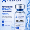 Selank peptide research vial