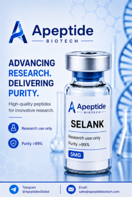 Selank peptide benefits infographic 