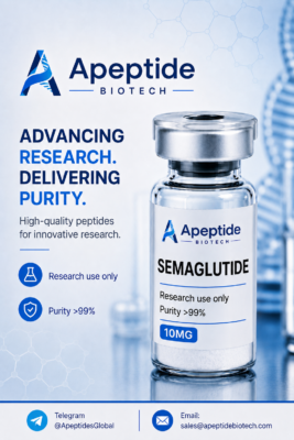 Semaglutide peptide research vial 
