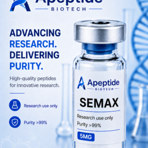 Semax peptide research vial