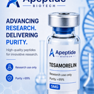 Tesamorelin peptide research vial