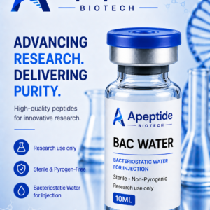 Premium bac water for peptide research