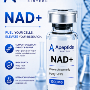 Glutathione and NAD+ peptide combination for research