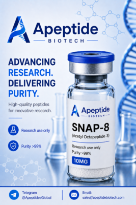 Effective SNAP-8 peptide for anti-aging research